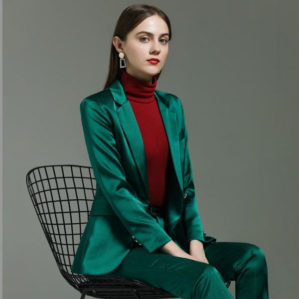 

jack and pants suit women's office wear women's business suit professional wear blazer 4xl 5xloversized pants, White