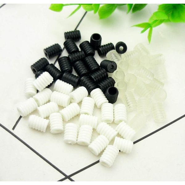 

200pcs beads mask buckle elastic band cap plastic flat spiral buckle mask ser ear cord drawstring button d3 wmtbhq