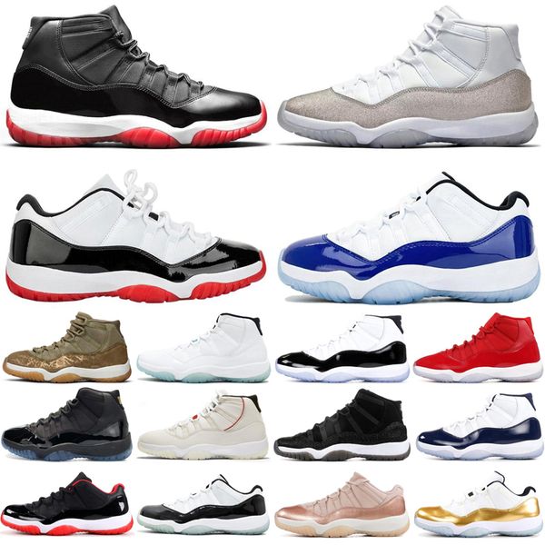 

2020 новый cred 2019 11 11s jumpman мужчины женщины баскетбольные обувь 25-летие гамма-синие мужские тренеры спортивные кроссовки размер 5.5, White;red