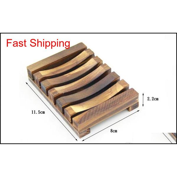 

natural wooden bamboo soap dish tray holder storage soap rack plate box container for bath showe qylflg bdetoys