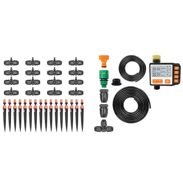 

watering equipments automatic plant drip irrigation system lcd sn electronic timer garden ligent device