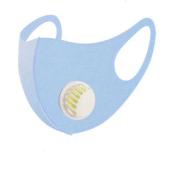 

mouth and kid face cover 4 colors dustproof reusable ice silk cotton masks tools wholesale washable valve mask