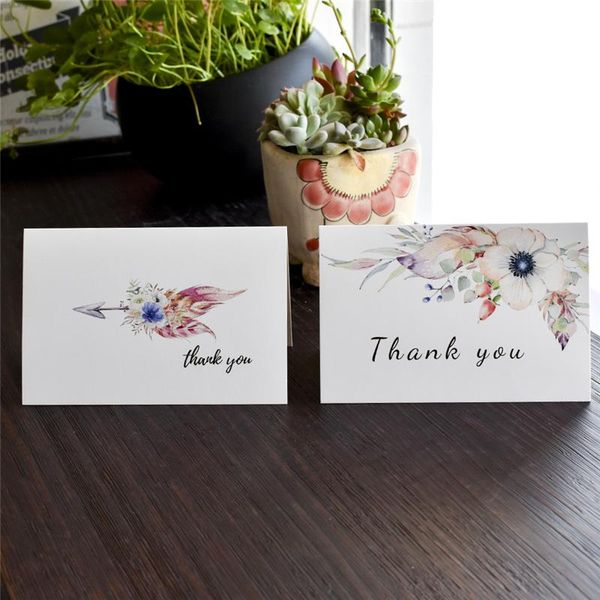 

перо спасибо карты с наклейками конверт пользовательских приглашений примечание карты пустой внутри поздравительных открыток открытки подаро