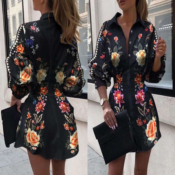 

2020 print shirt skirt fashion corset drs new women's wear, Black;gray