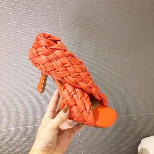

2021 new sandals square fish's mouth fashion toe open footwear women's high-heel shoes eqtt, Black