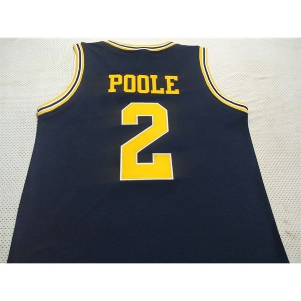 

custom 604 youth women #2 michigan wolverines j. poole basketball jersey size s-4xl or custom any name or number jersey, Black