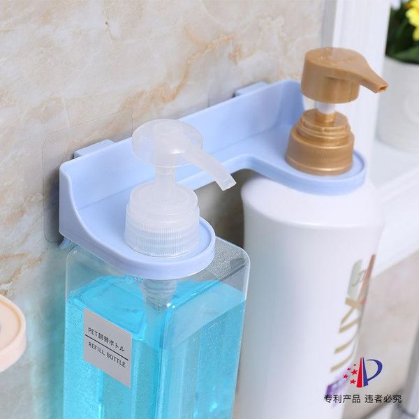 

hook paste storage rack paste soap double shelf storage box no trace bathroom suction hook
