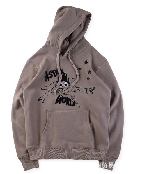 

astroworld mens womens hoodie printing mens hoodies sweatshirts hip hop pullover 2019 travis clothing, Black