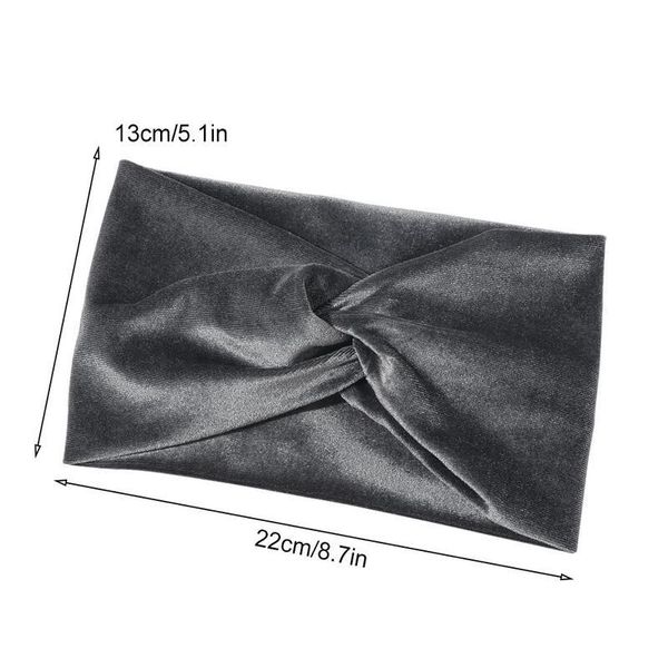 

velvet headband yoga elastic hairband ins trend woman flannel headband headdress hair accessories velvet qylvdt