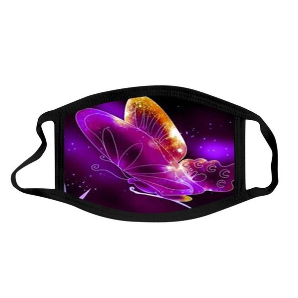 

мода хлопчатобумажная моющаяся маска бабочка напечатана лицо маска для лица