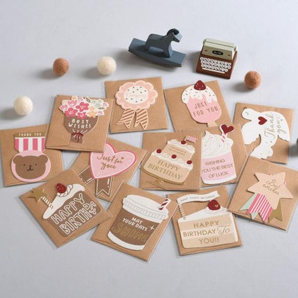 

cute birthday cake message card kids birthday greeting card paper gift label tag card cute birthday sqcbvo