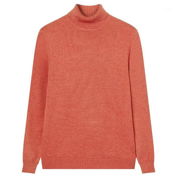 

trend brand men solid color sweaters men's fashion slim turtleneck sweater wild casual pullover sweater male1, White;black