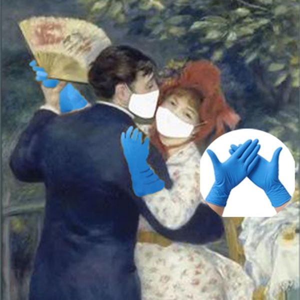 

waterproof rubber factory natural direct latex nitrile disposable durable a food grade protective gloves 100pcs / box