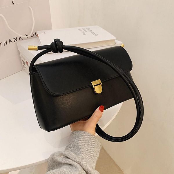 

shoulder bags 2021 spring solid leather women handbag bag sac femme fashion square female hand