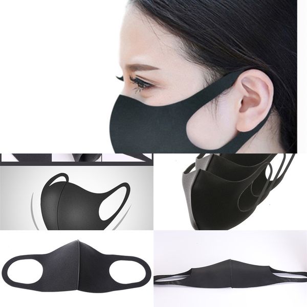 

cycling protective black reusable anti dust washable women men kids dustproof mouth-muffle mask face mouth maoutlet0ckf