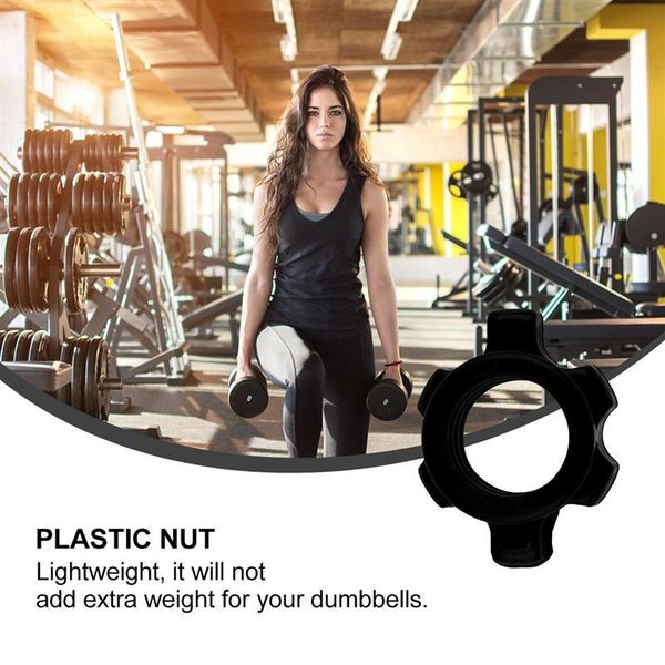 

accessories 4 pcs dumbbell bar nut barbells spin screw clamp fitness equipment