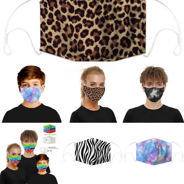 

dustproof starry printing face digital mask sky 3d pm2.5 kids reusable mask with 5 layer w3c3 6t86y