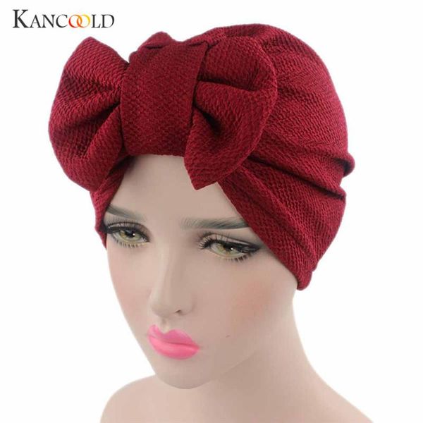 

beanie/skull caps hat female women beanie turban winter hats for elegant bow tie autumn warmer solid black beanies head wrap cap no24d, Blue;gray