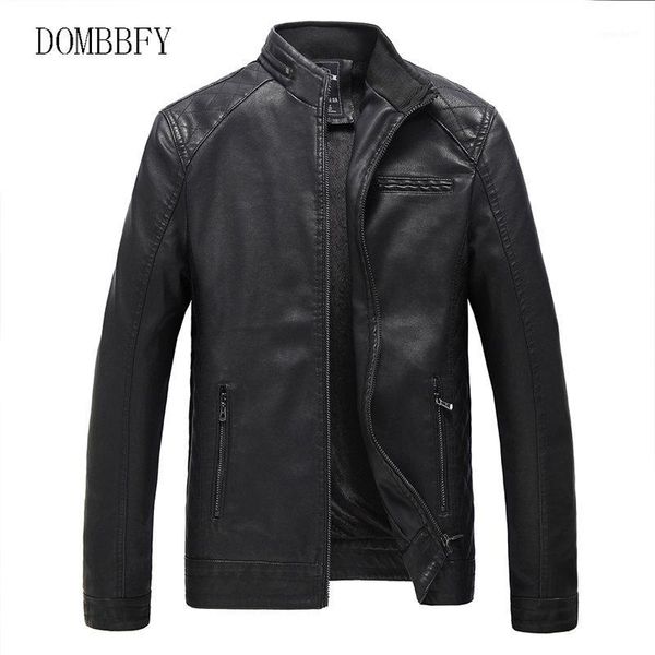 

men's jackets brand winter leather coats male fashion faux pu jacket men comfortable warm fleece motercycle 6xl1, Black;brown
