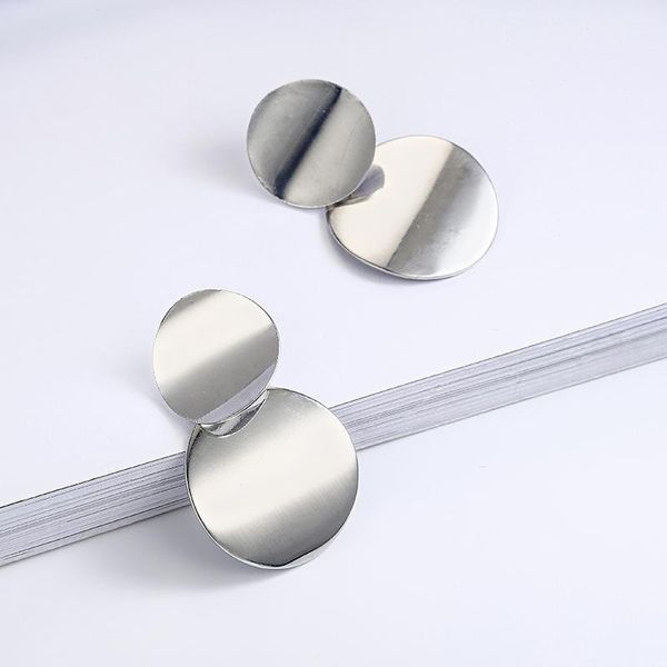

fashion metal earrings for women gold silver color jewelry simple vintage drop dangle earrings statement earrings women gift sqcgli, Golden