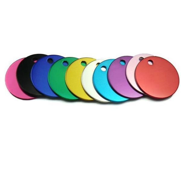 

tags wholesale 100pcs circle dog pet tags custom name address phone no. for dog id tag round personali jllzay bdesybag