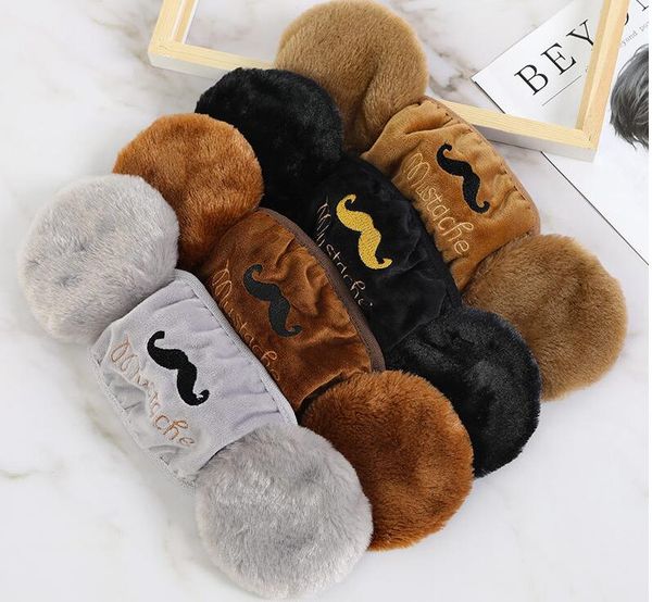 

2021 two-in-one new fashion mens ear mask with dust-proof embroidery in winter with ear bag and warm mouth fy9298