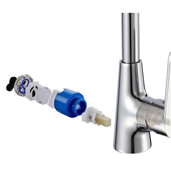 

sianco chrome rotatable brass kitchen faucet single hole & cold mixer tap deck mounted besin sin qylmuu