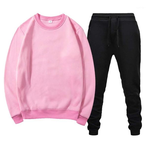 

2 pieces men's sweatshirt hoodie+pants sets autumn running tracksuit men sports set gym clothes sport suit men hoodie suit1, Gray