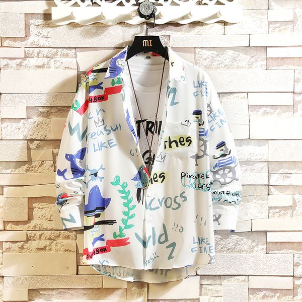 

2021 new plus size 5xl flannel woolen men's shirt blouses panelled long sleeve thicken men shirts casual male streetwear clothes rmy8, White;black