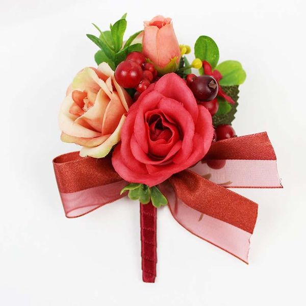 

simulation flowers artificial silk flowers wedding party decorations simulation bride chest wrist