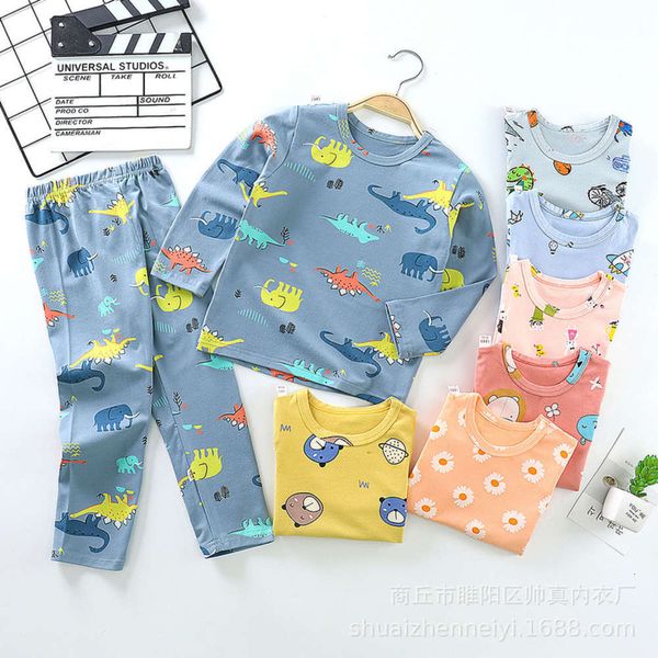 

in new set children's autumn underwear 2020, Blue;red