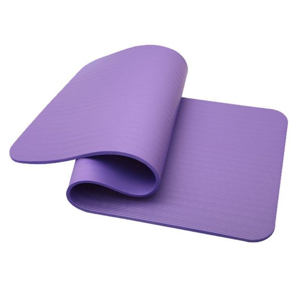 

10mm thick durable exercise yoga mat sport fitness pad portable for gym home ys-buy