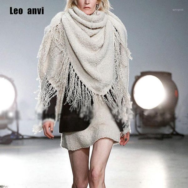 

scarves brand designer women knitted hijab luxury poncho blanket square scarf fringe triangle winter tassel scarf1, Blue;gray