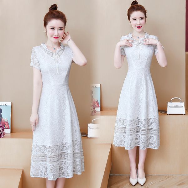 

womens big plus size midi lasso dress black thin white blouses casual party dresses loose clothing r8uu, Black;gray
