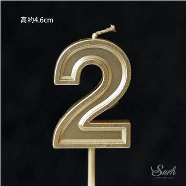 

1pcs 0 9 colorful gold number candle for birthday party baby shower wedding cake er decoration party supplies wmtqpu petsyard
