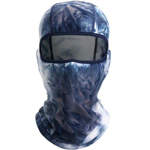 

face scarf tie-dye print balaclava head теплая полная маска шеи гейс чехол велосипед велоспорт спорт вольстрение работает пешие прогулки жен, Black