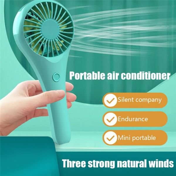 

party favor creative mini handheld fan charging usb rechargeable dormitory desk small electric fantravel outdoor home office j80