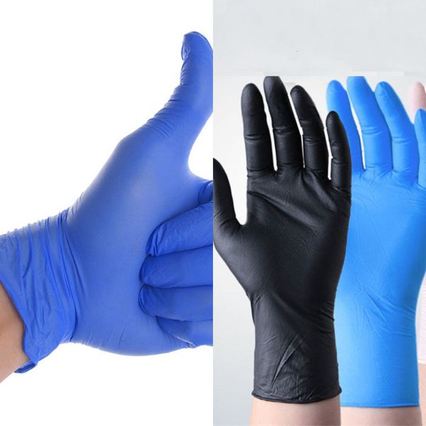

100 natural factory waterproof disposable rubber latex nitrile durable protective glovesoutletntlr