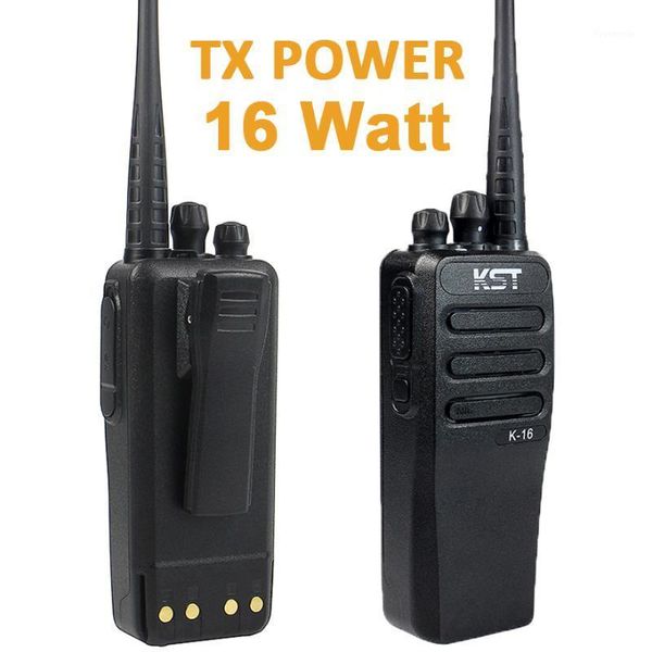 

16w high power 3pc k16 two way radio 10km long range professional fm portable transceiver with 4000mah high capacity battery1