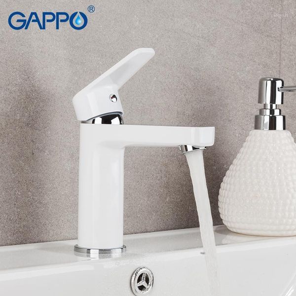 

gappo white basin faucets white bathroom basin faucet fixture brass modern sink tap toilet water sink tap bathroom1