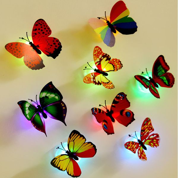 

factory30zylovely butterfly led night light color changing lamp beautiful home decorative wall nightlightsiwsm