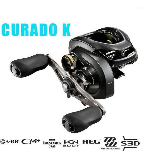

shimano original new curado k pr0file reel 200 201 200hg 201hg 200xg 201xg 6.2 7.4 8.5 left/right hand baitcasting reel1