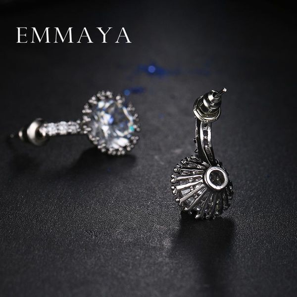 

emmaya fashion crystal jewelry earrings for women wedding engagement brincos bijoux boucle d'oreille emmaya fashion sqcyir, Silver