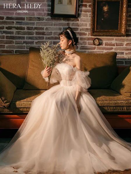 

2021 new light bride off shoulder, 1087 robot soiree dressed as bridva suknia robe 0w2v, Blue;red