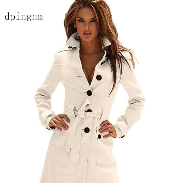 

2020 new style slim fit woolen jacket women autumn coat wool & blends solid color collar coat female, Black