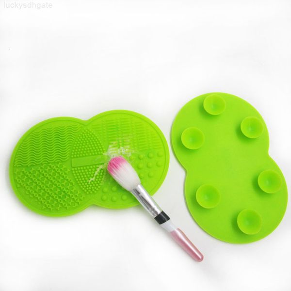 

cosmetic silicone brush for mat washing tools make up eyebrow brushes cleaning pad scrubber board makeup cleaner