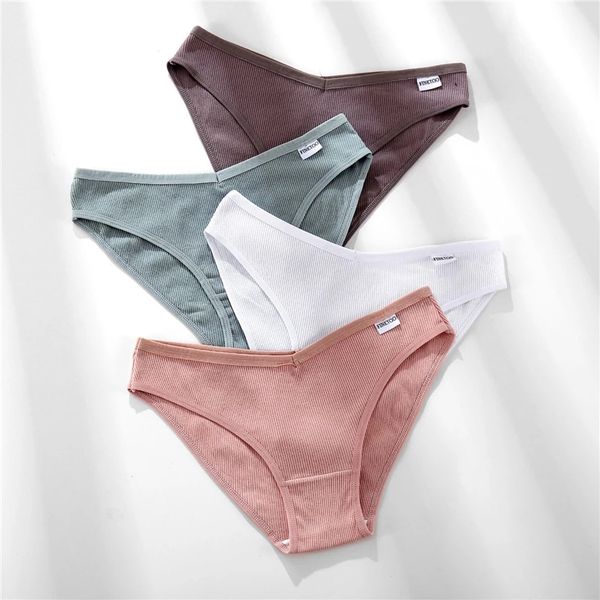 

women's panties cotton underwear -xxl v waist briefs girls low-rise soft panty women underpants female lingerie new, Black;pink