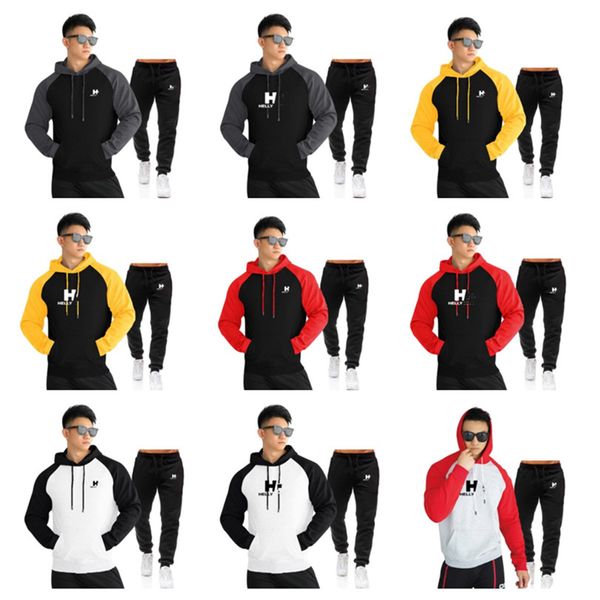 

teenager sports suit hh hoodies pants designers outfits men casual fashion hooded sweatershirt sweatpants two pieces sportwear suit e112302