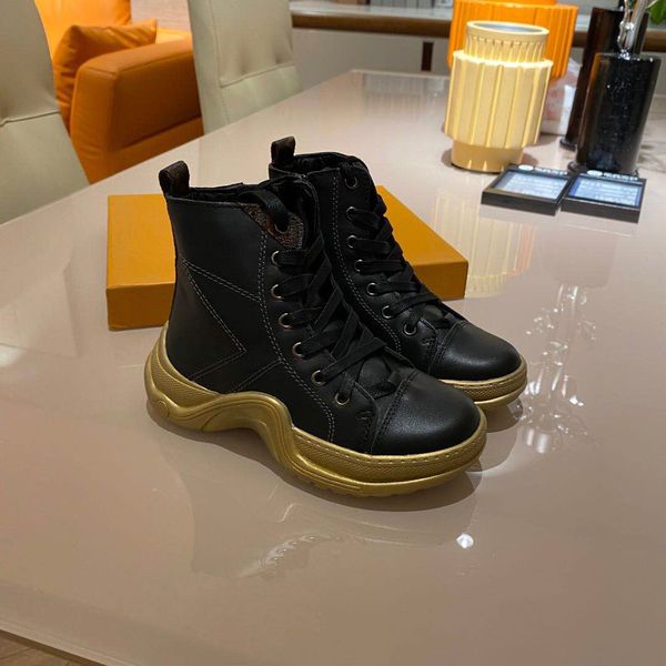 

kids waterproof outdoor boots casual martin sports shoes genuine leather warm premium waterproof youth mid high cut children winter sneaker, Black;grey