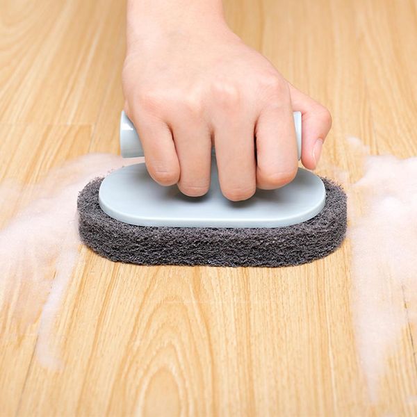 

1 шт. кухня ванная ванная бана ванна супер скруббер чистящее дубль скраб губка кисть с ручкой волшебная очистка стиральная кисть h bbyitz